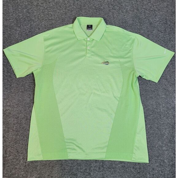 Nike Golf Polo  Fit Dry Mens Size Xl  Redstone Club Green Performance Shirt - Picture 1 of 14